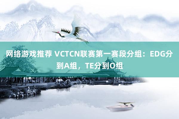 网络游戏推荐 VCTCN联赛第一赛段分组：EDG分到A组，TE分到O组